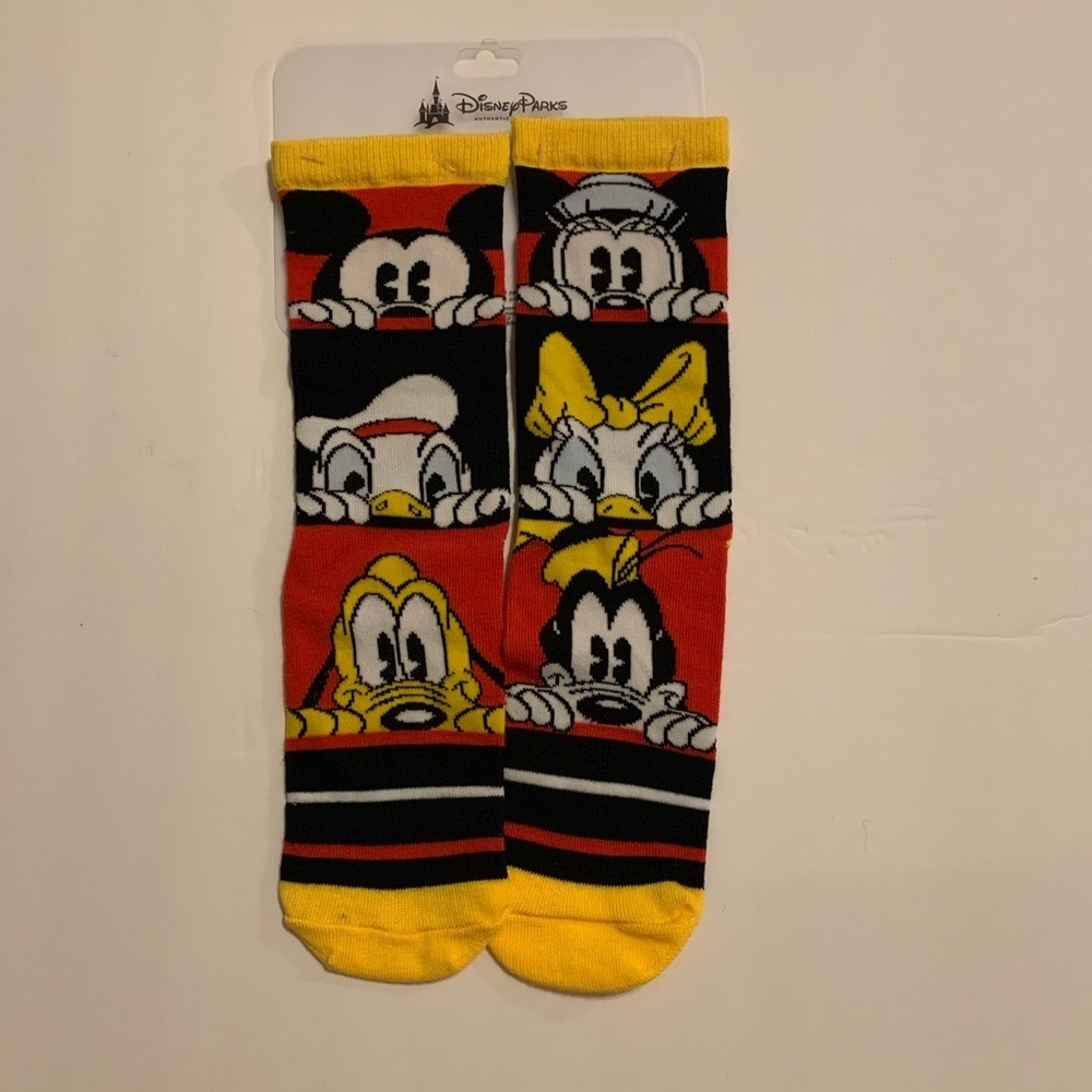 Disney Parks Mickey, Minnie & Friends Adult Socks